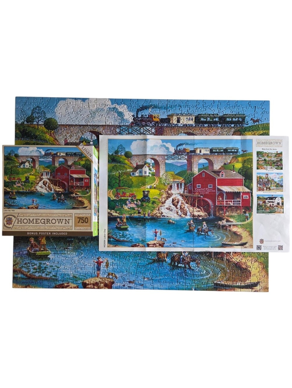 Homegrown "Labor Day 1909" 750 Piece Jigsaw Puzzle - Picture 4 of 4